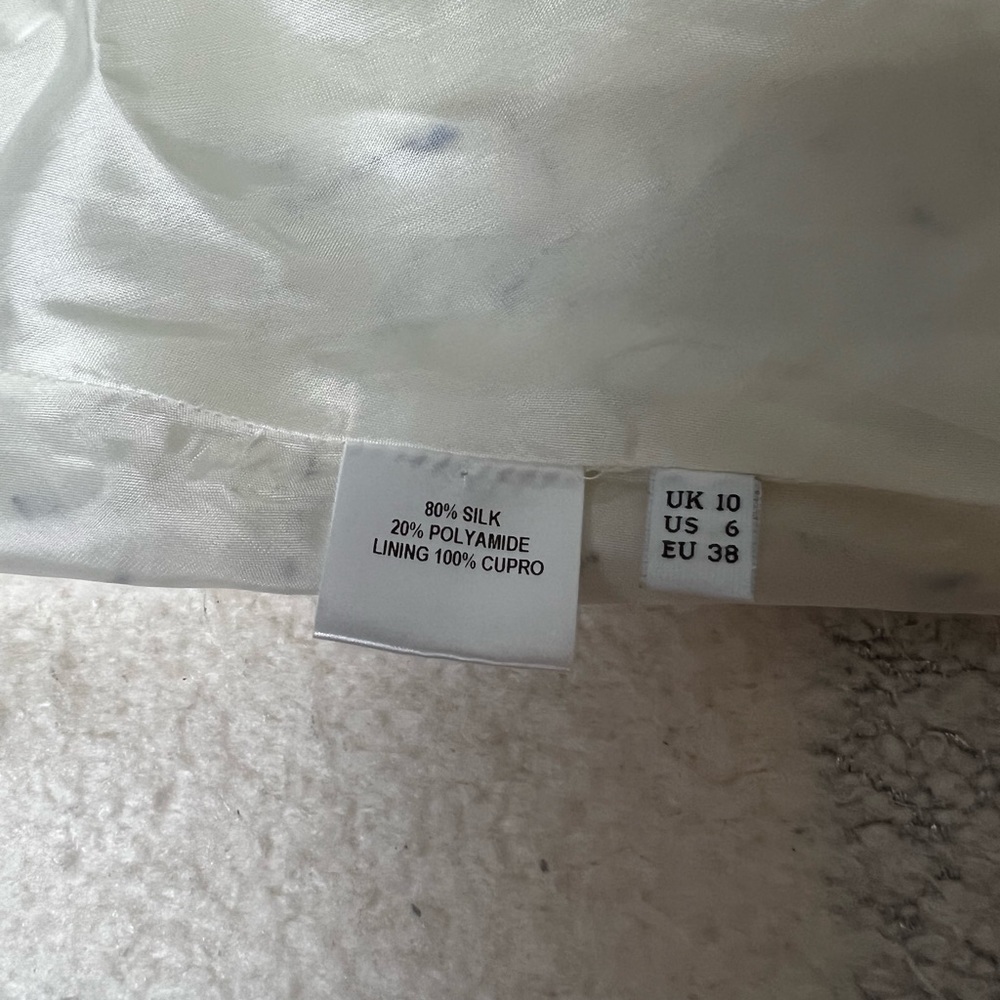 J.W. Anderson Crinkled Silk A-Line Skirt - Picture 6 of 7